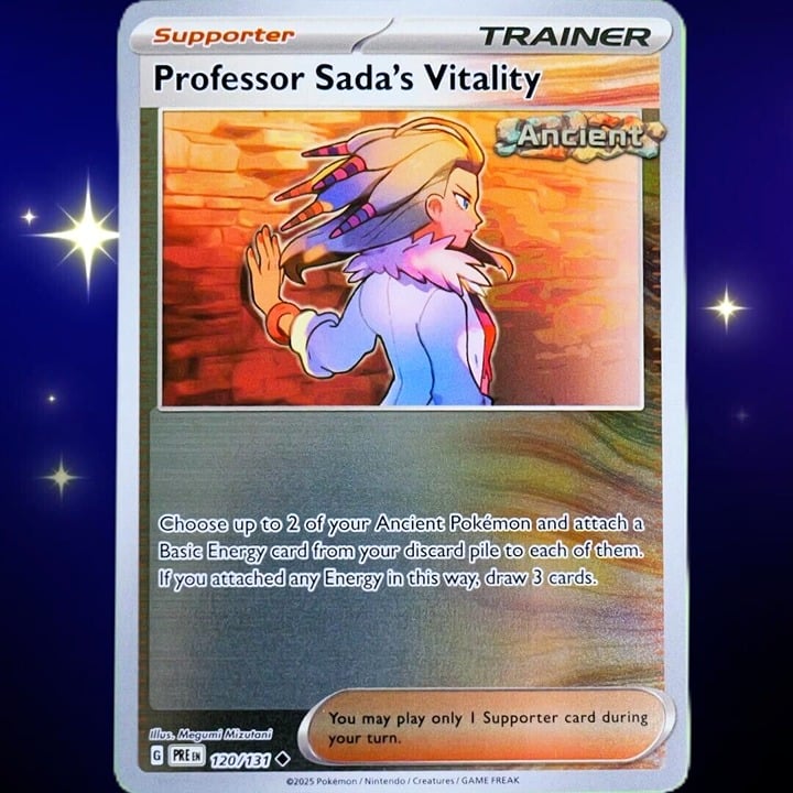 Professor Sada's Vitality - Reverse Holo - Pokemon Prismatic Evolutions #120/131