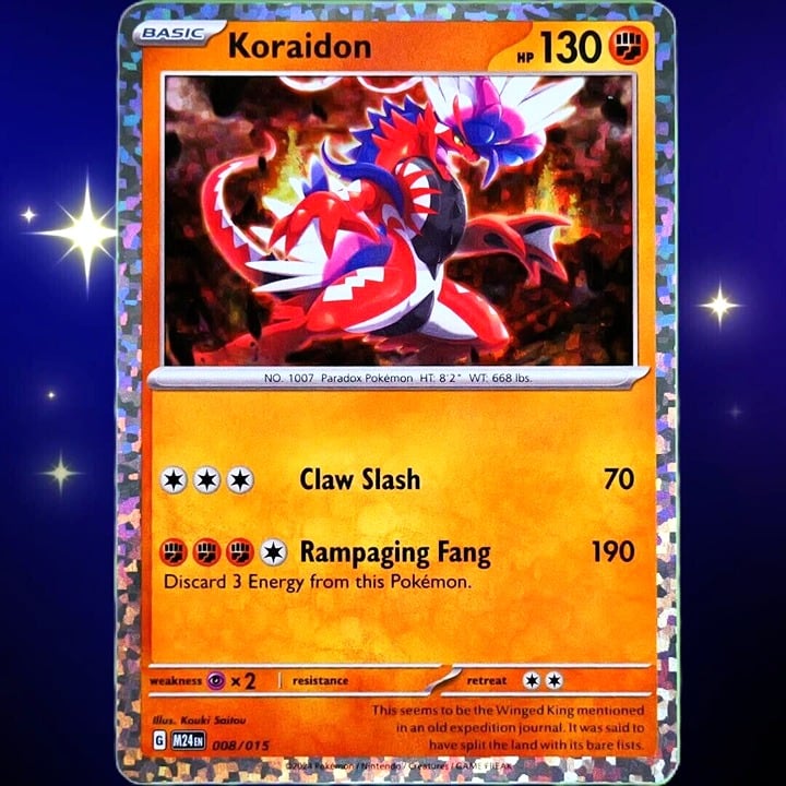 Koraidon - Holo - Pokemon TCG McDonald's 2024 Promo #008/015