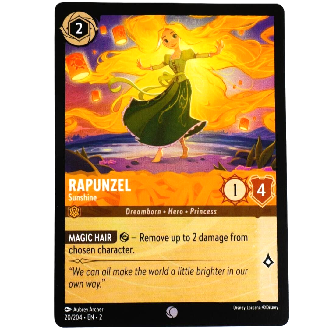 Rapunzel Sunshine - Common - Disney Lorcana TCG Rise of the Floodborn #20/204