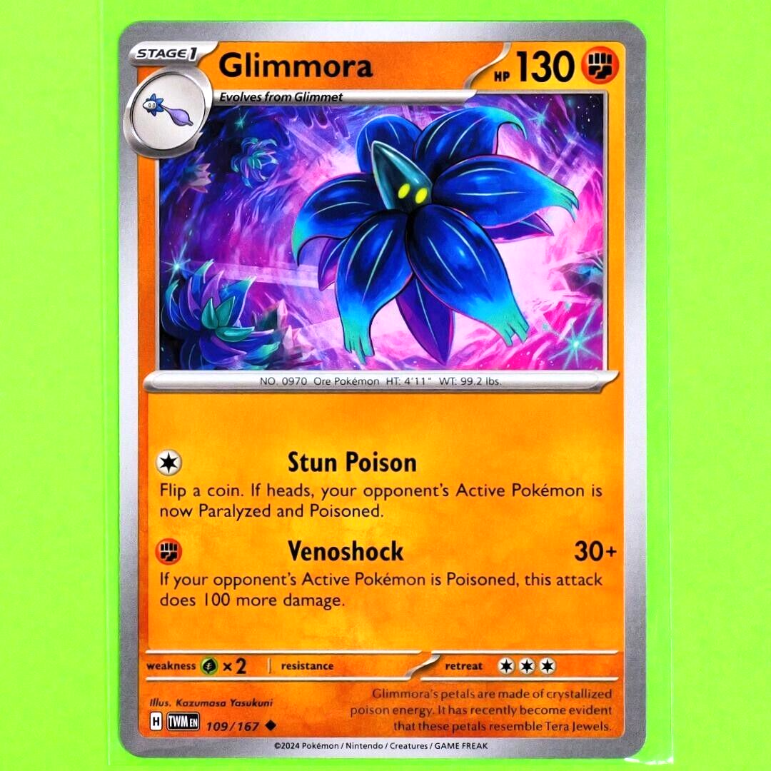 Glimmora - Uncommon - Pokemon TCG Scarlet & Violet Twilight Masquerade #109/167
