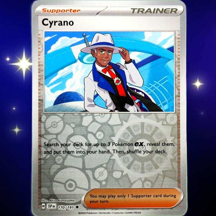 Cyrano - Reverse Holo - Pokemon TCG Surging Sparks #170/191 Unveiled Treasures Cyrano - Reverse Holo - Pokemon TCG Surging Sparks #170/191 Unveiled Treasures