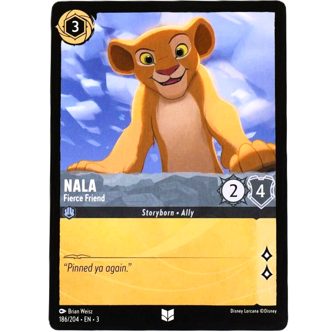 Nala Fierce Friend - Uncommon - Disney Lorcana TCG Into the Inklands #186/204