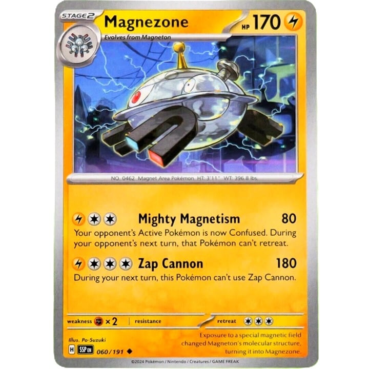 Magnezone - Uncommon - Pokemon TCG Surging Sparks #060/191