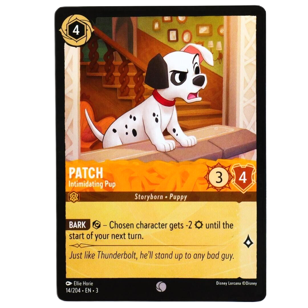 Patch Intimidating Pup - Common - Disney Lorcana TCG Into the Inklands #14/204