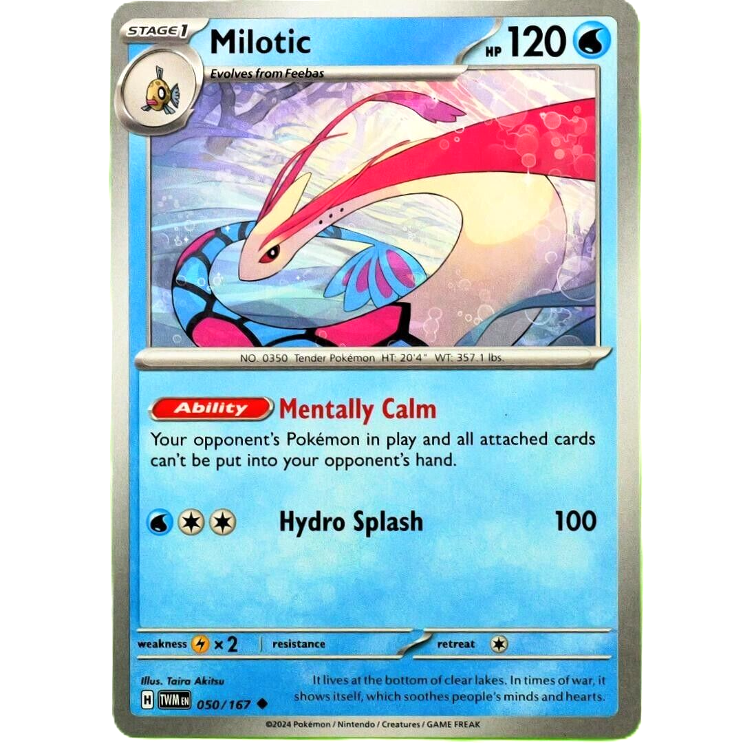 Milotic - Uncommon - Pokemon TCG Scarlet & Violet Twilight Masquerade #050/167