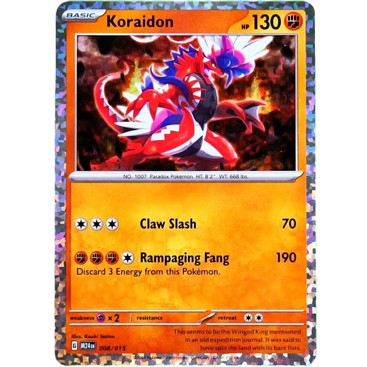 Koraidon - Holo - Pokemon TCG McDonald's 2024 Promo #008/015