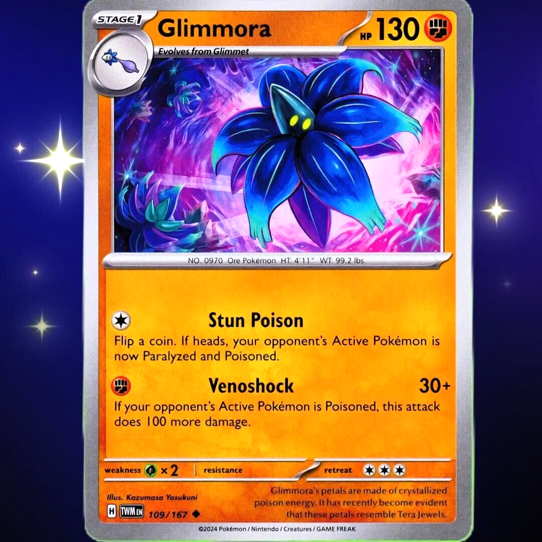 Glimmora - Uncommon - Pokemon TCG Scarlet & Violet Twilight Masquerade #109/167
