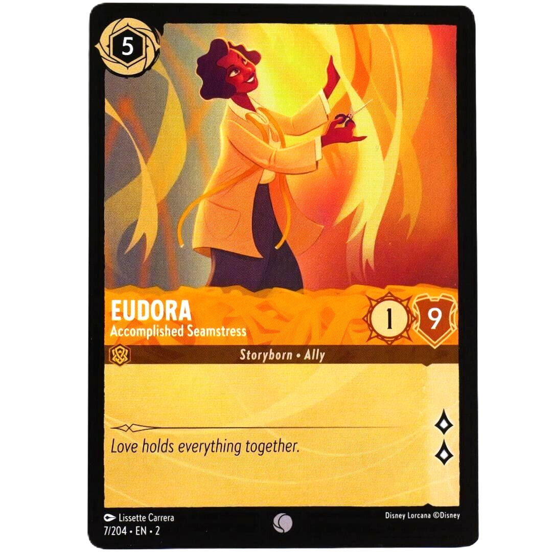 Eudora Accomplished Seamstress - Disney Lorcana TCG Rise of the Floodborn #7/204