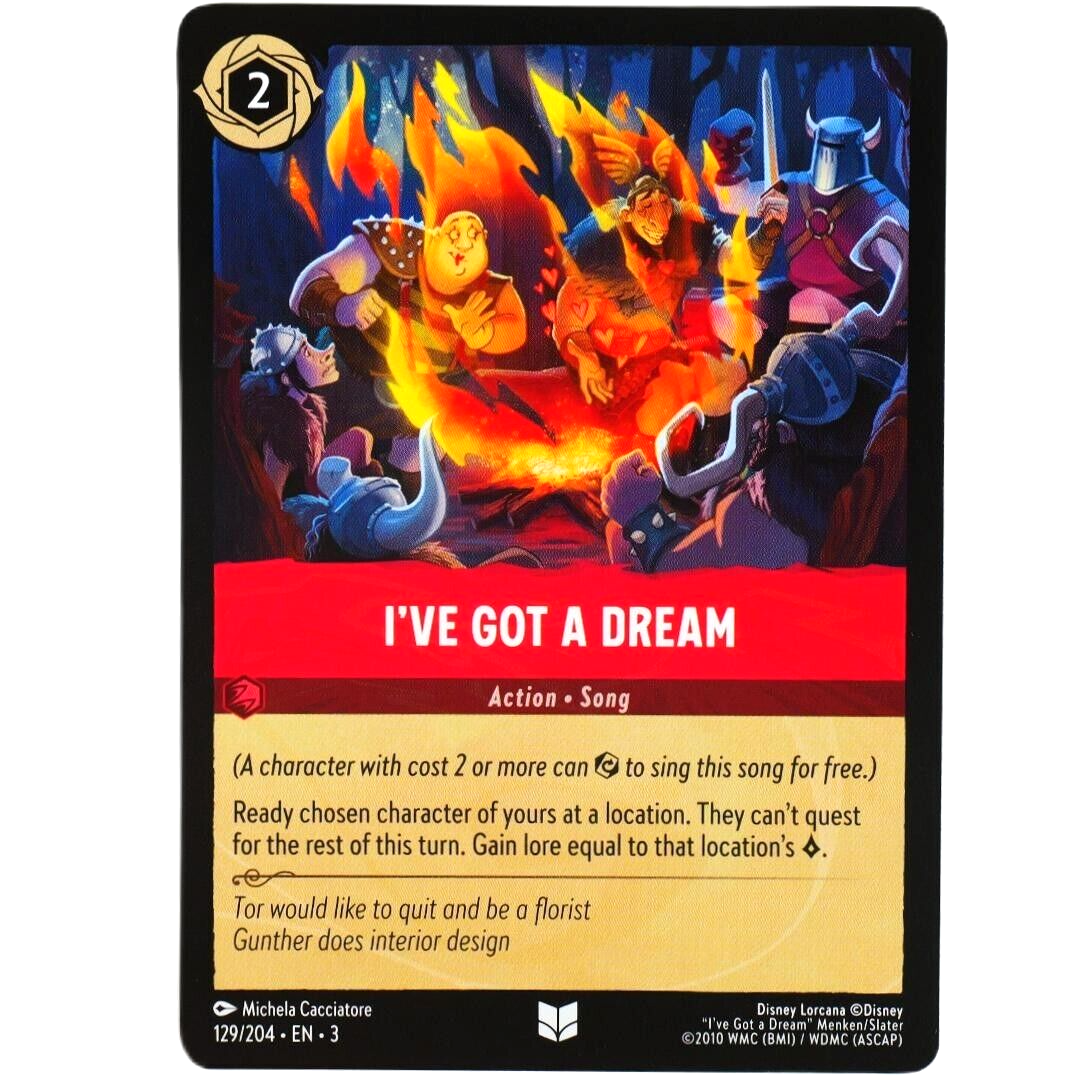 I've Got A Dream - Uncommon - Disney Lorcana TCG Into the Inklands #129/204