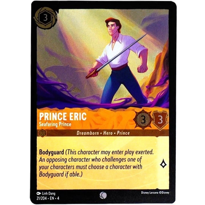 (Foil) Prince Eric Seafaring Prince - Disney Lorcana TCG Ursula's Return #21/204