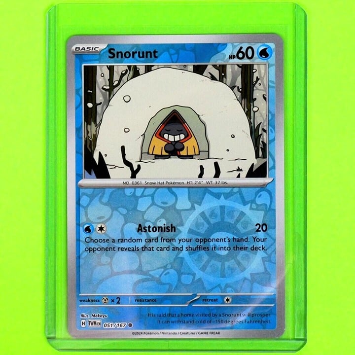 Snorunt - Reverse Holo - Pokemon Scarlet & Violet Twilight Masquerade #051/167
