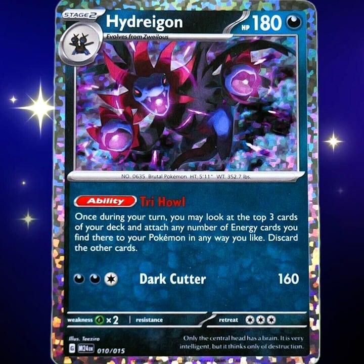 Hydreigon - Holo - Pokemon TCG McDonald's 2024 Promo #010/015
