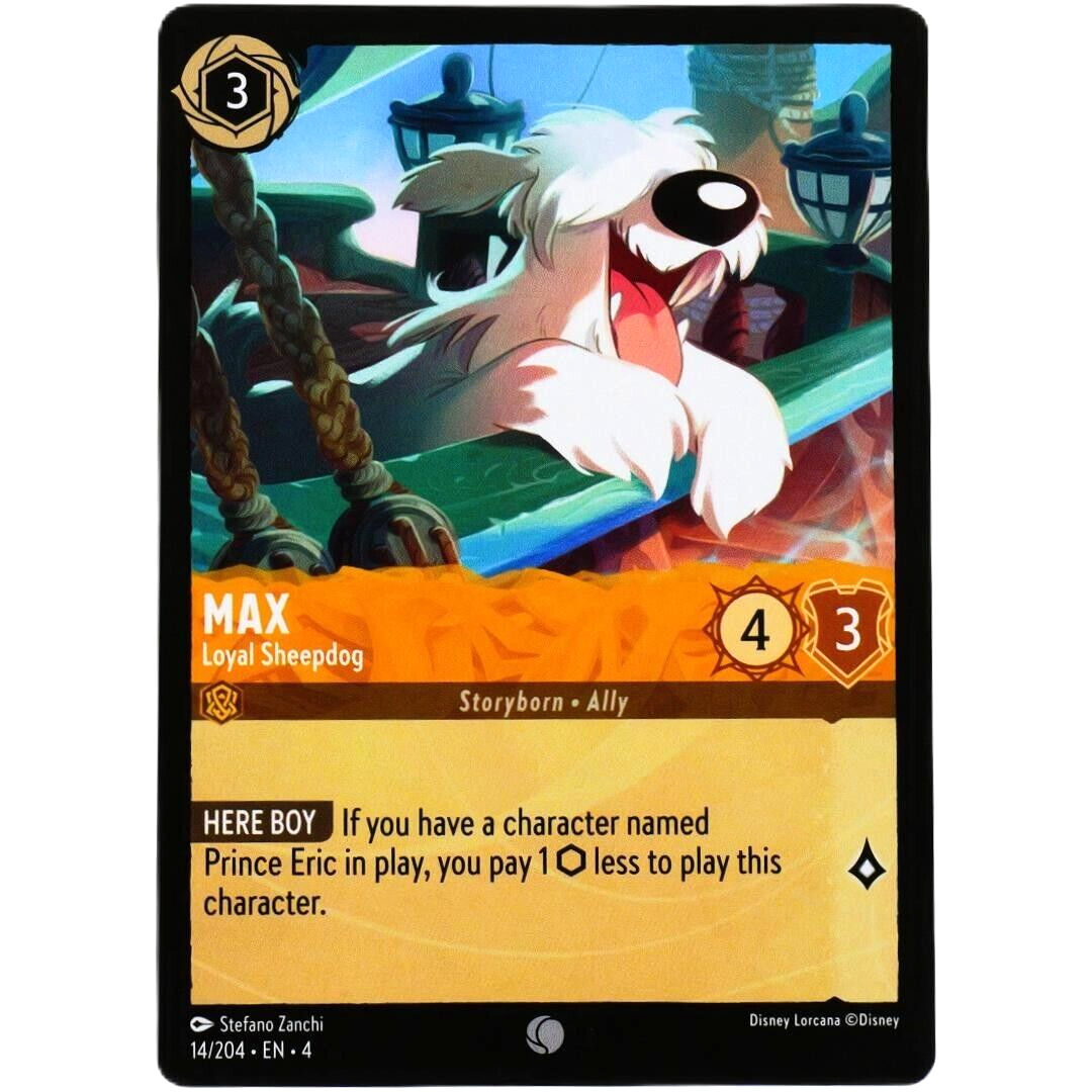 Max Loyal Sheepdog - Common - Disney Lorcana TCG Ursula's Return #14/204