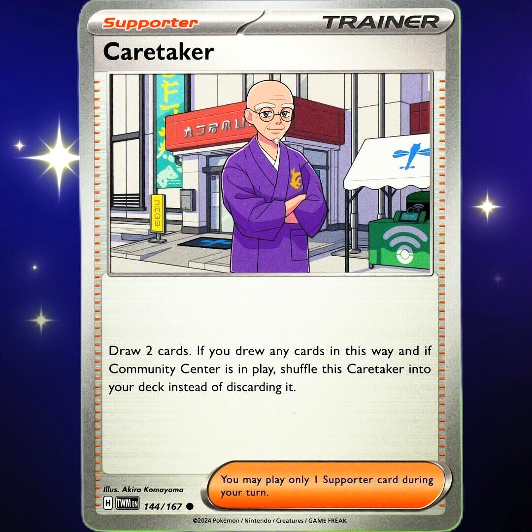Caretaker - Common - Pokemon TCG Scarlet & Violet Twilight Masquerade #144/167