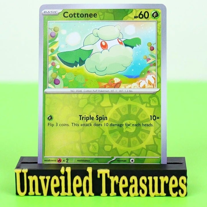 Cottonee - Reverse Holo - Pokemon TCG Prismatic Evolutions #007/131