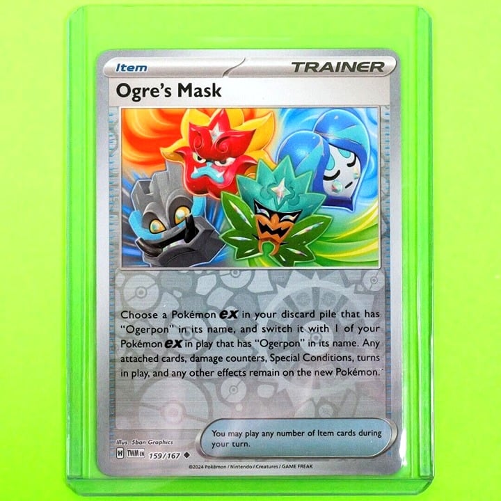 Ogre's Mask - Reverse Holo - Pokemon TCG Twilight Masquerade #159/167