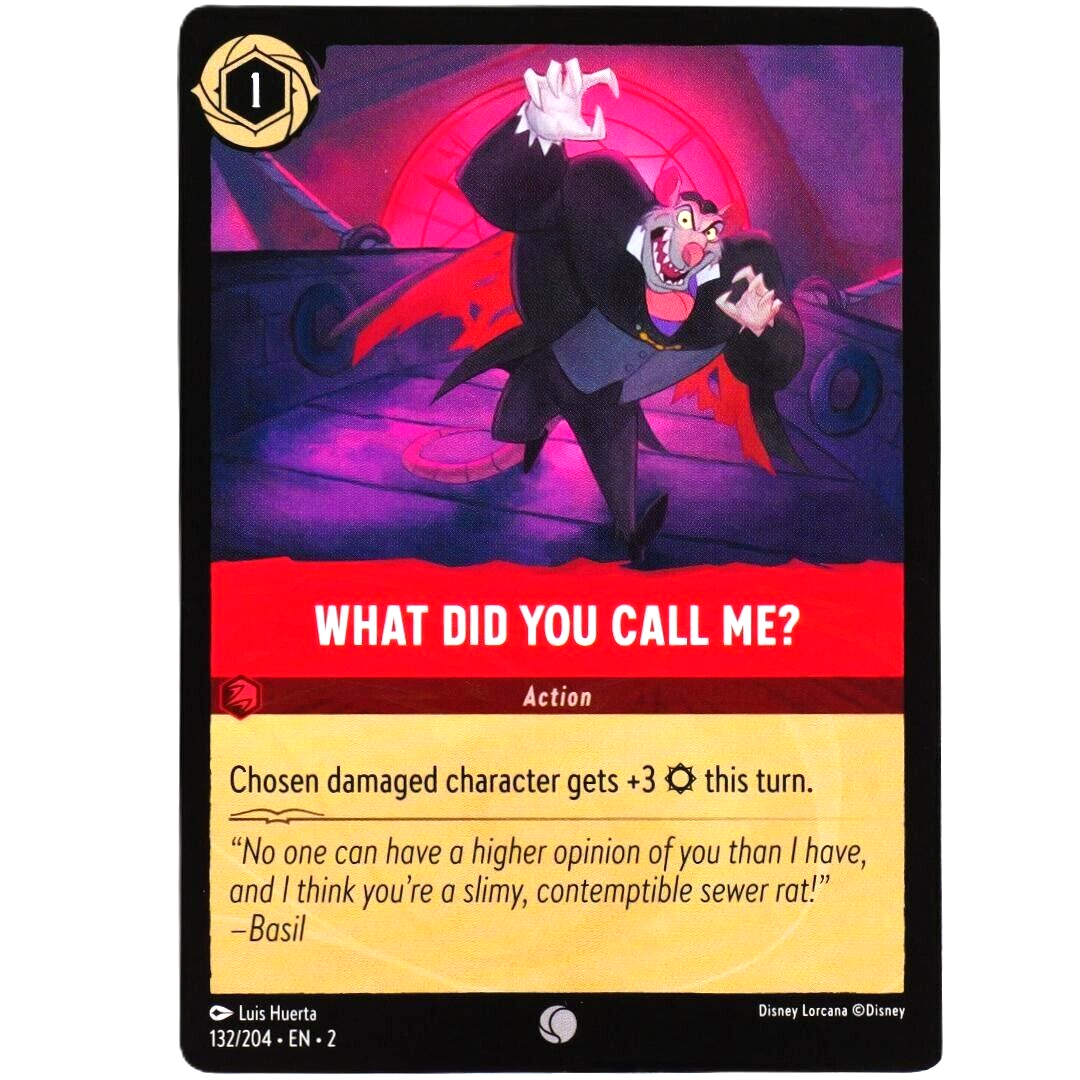What Did You Call Me? - Common - Disney Lorcana Rise of the Floodborn #132/204