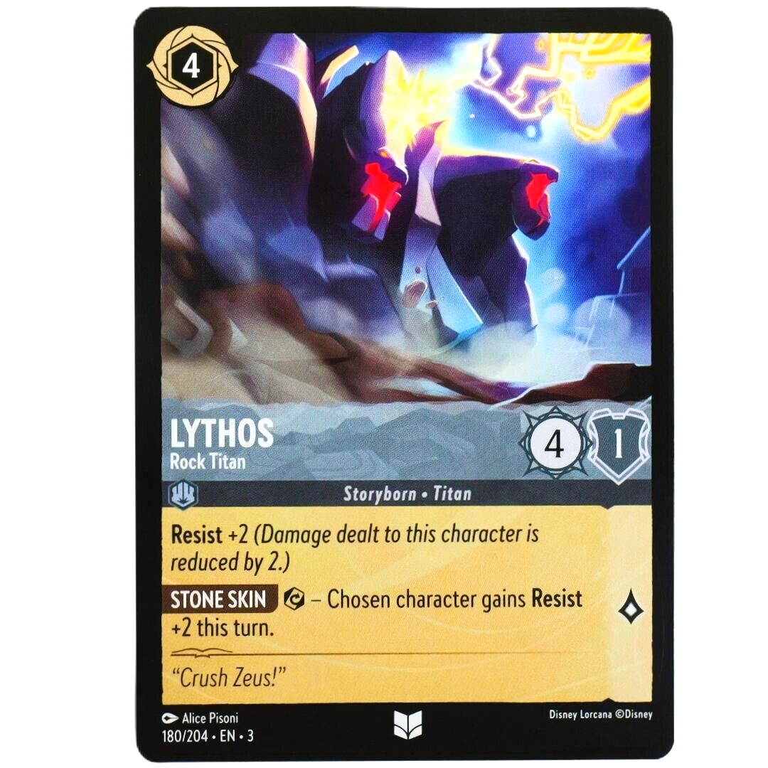 Lythos Rock Titan - Uncommon - Disney Lorcana TCG Into the Inklands #180/204