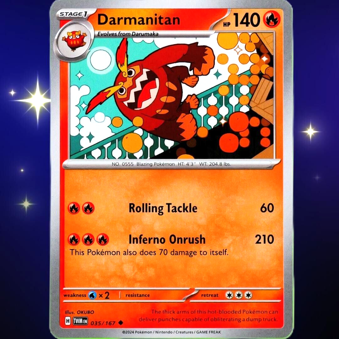 Darmanitan - Uncommon - Pokemon Scarlet & Violet Twilight Masquerade #035/167