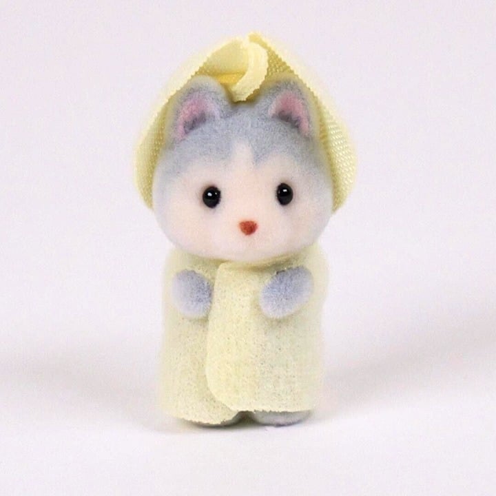Calico Critters Husky Girl Triplet Baby
