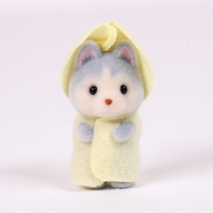 Calico Critters Husky Girl Triplet Baby