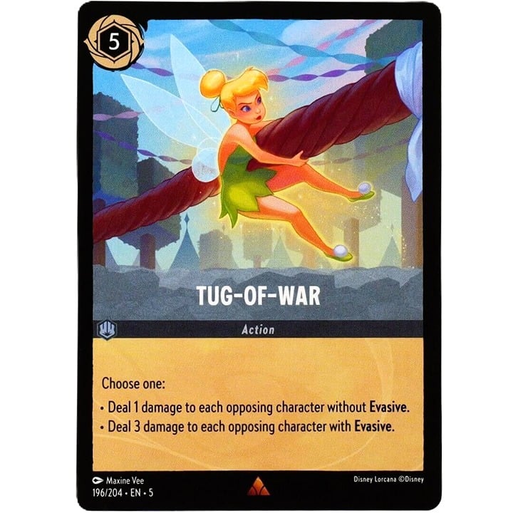 Tug-Of-War - Rare - Disney Lorcana TCG Shimmering Skies #196/204