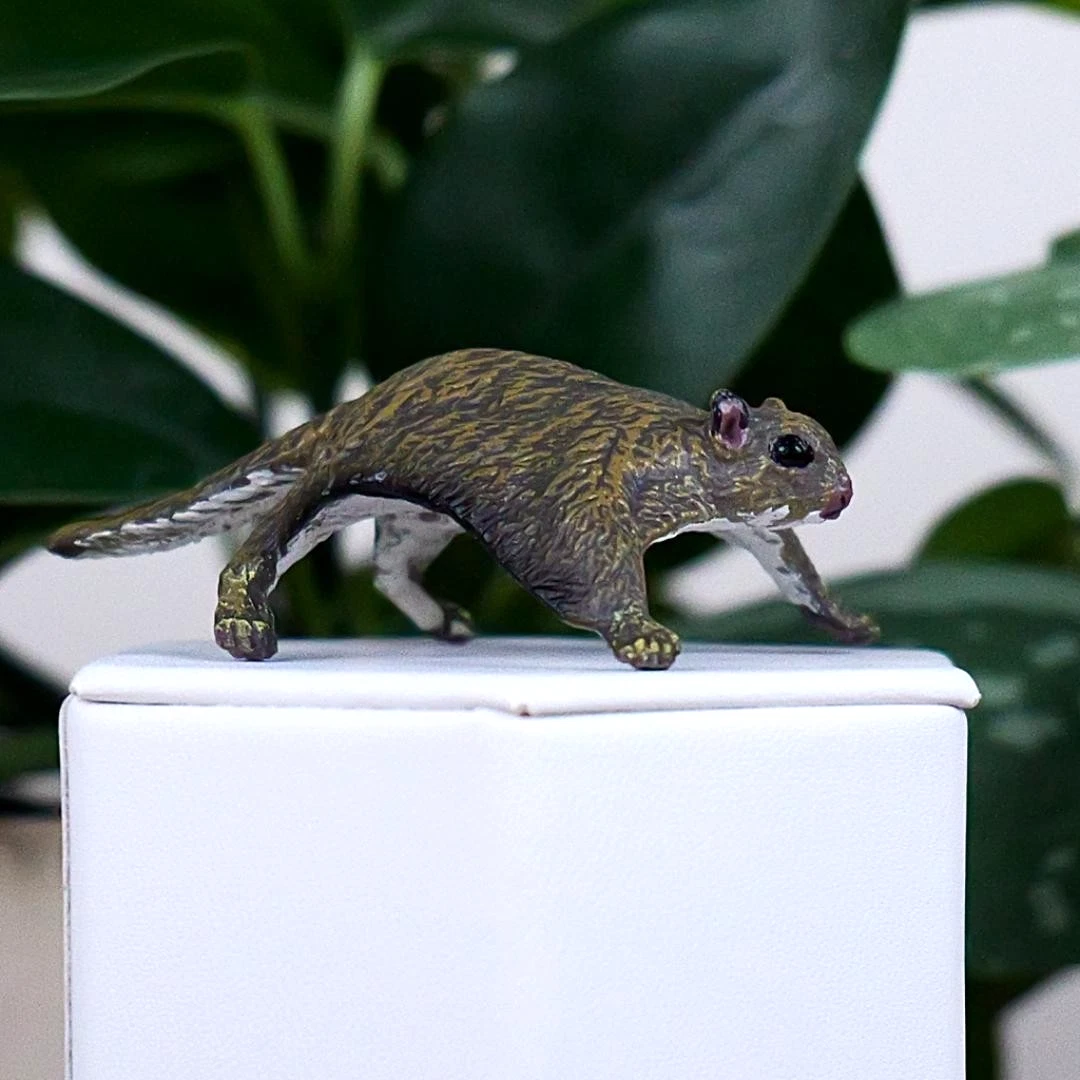 Flying Squirrel Wild Animal Figure - Hand Painted & Collectible Toy - Papo 50296