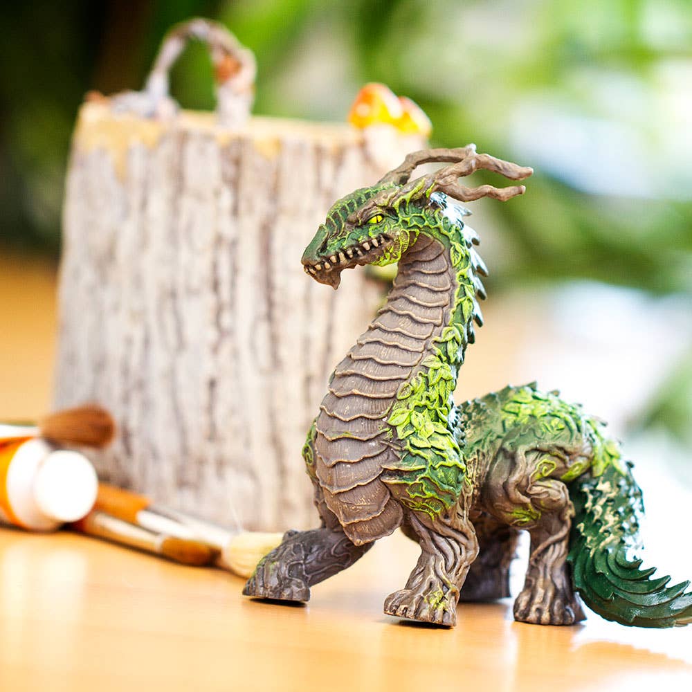 Jungle Dragon Fantasy Figure - Hand Painted & Collectible Toy - Safari Ltd 10150