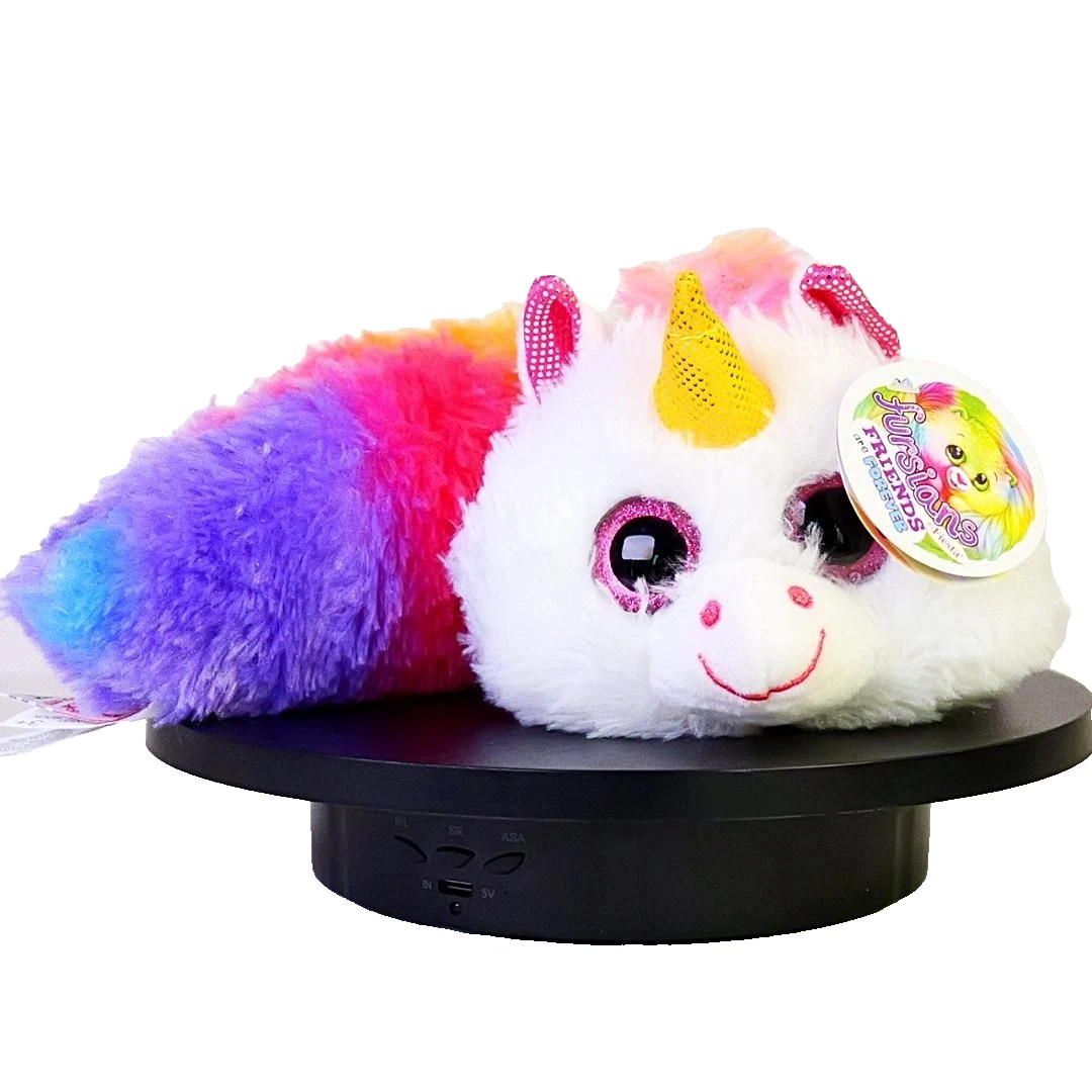Unicorn Stuffed Animal - Rainbow Fantasy Beanbag Plush - Discontinued Fursians