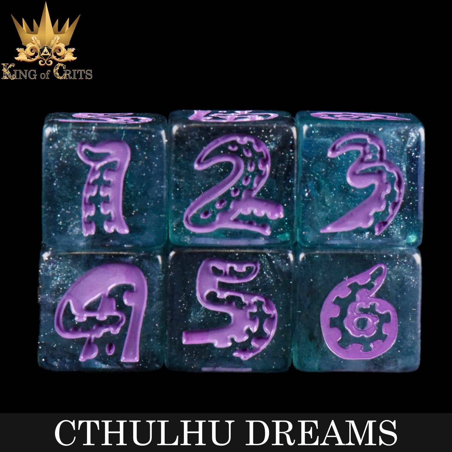 Dice Set - Cthulhu Dreams - 11 Resin Dice