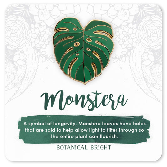 Monstera Leaf Enamel Pin