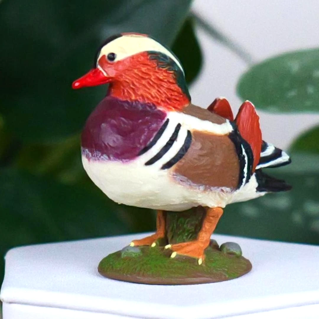 Mandarin Duck Figure - Hand Painted & Collectible Toy - Papo 51166