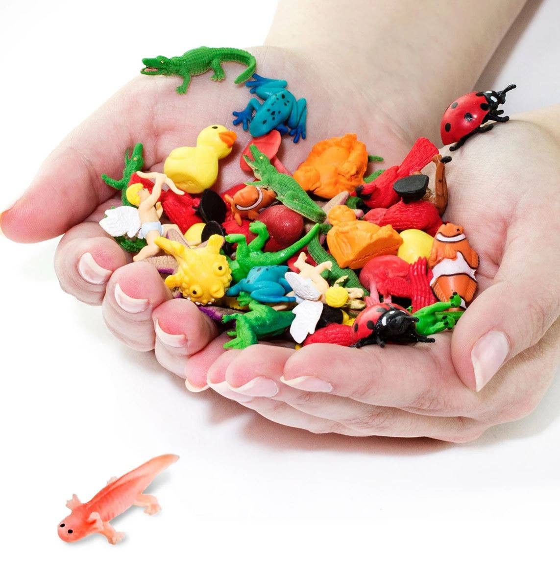 Axolotl Good Luck Minis Figure - Hand Painted & Collectible Miniature Figurine - Safari Ltd