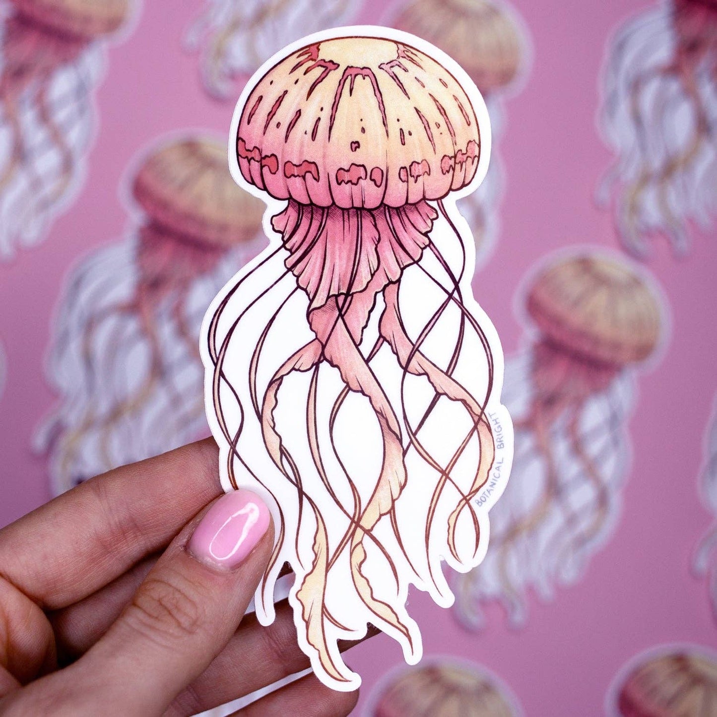 Jellyfish Sticker - Waterproof Vinyl Ocean & Sea Life Decal