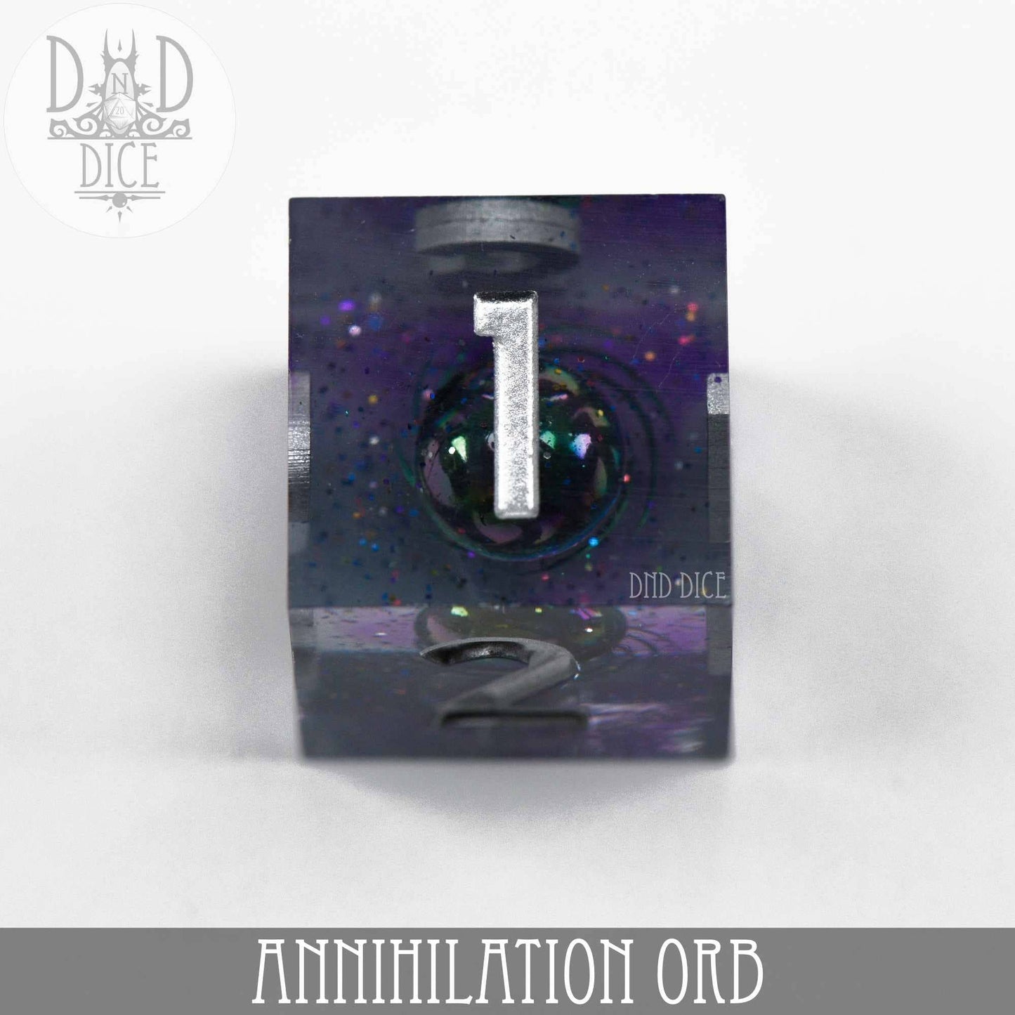 Dice Set - Annihilation Orb - Handmade - 7 Resin Dice