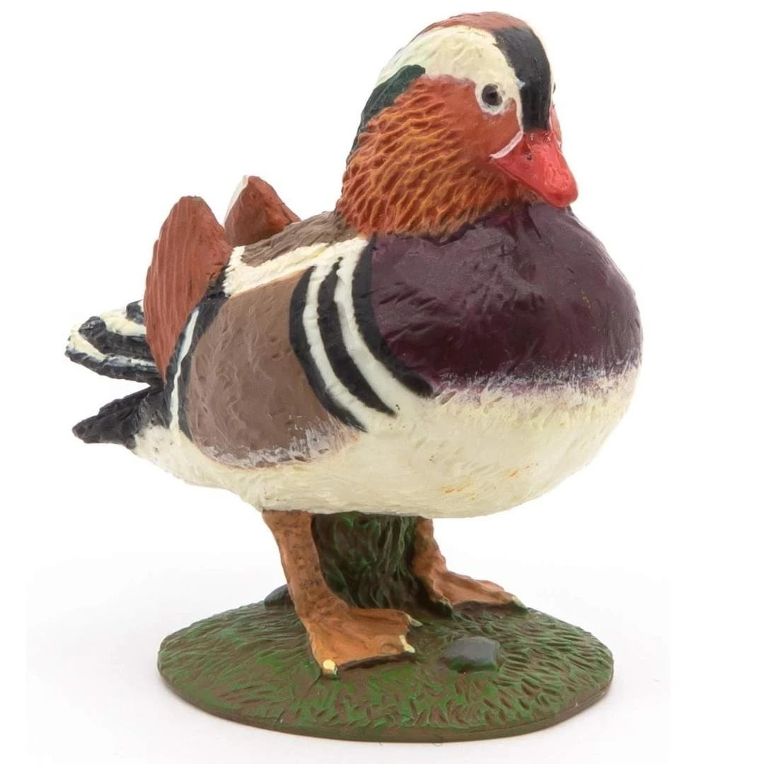 Mandarin Duck Figure - Hand Painted & Collectible Toy - Papo 51166