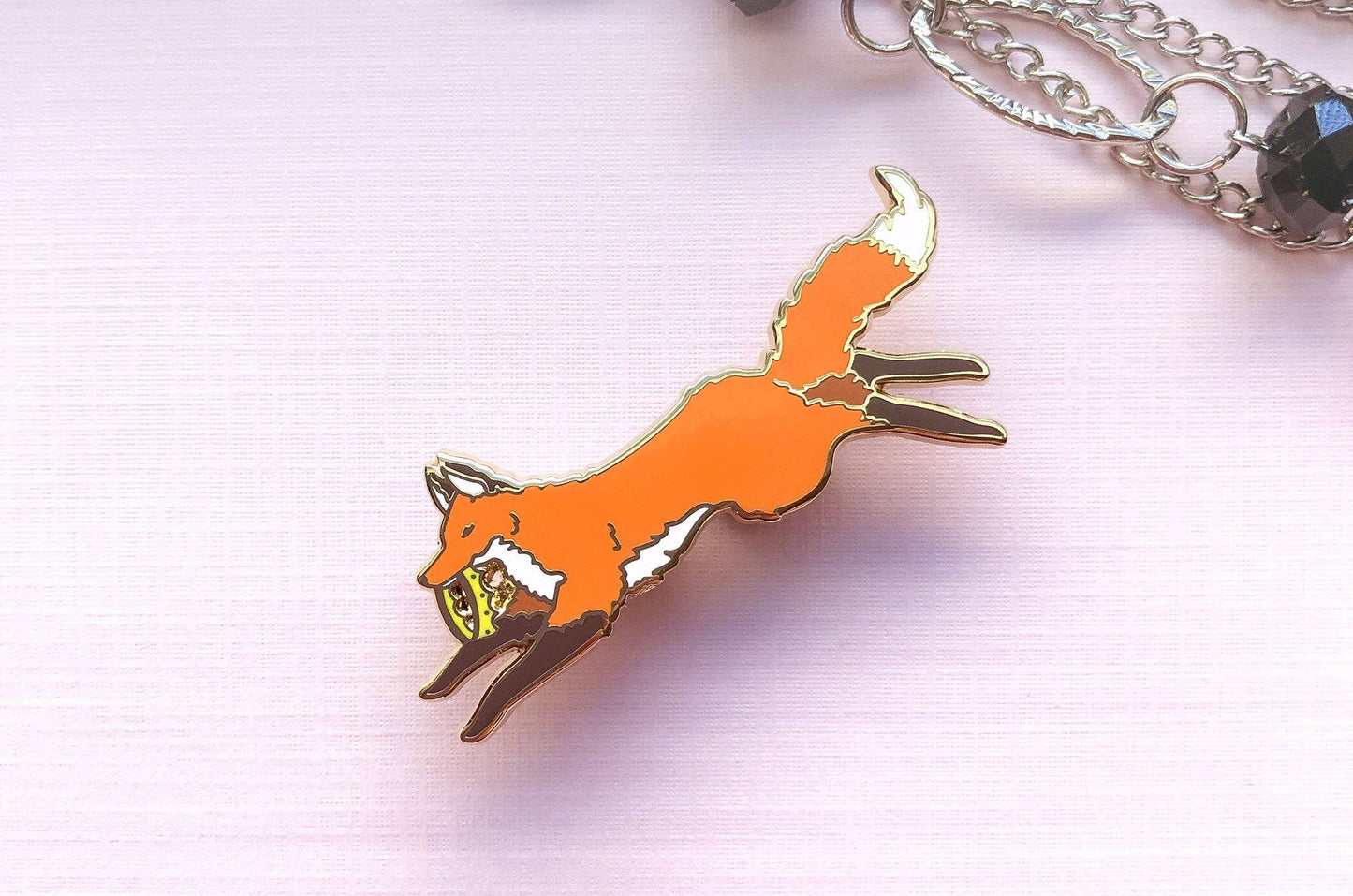 Red Fox Usurper Enamel Pin