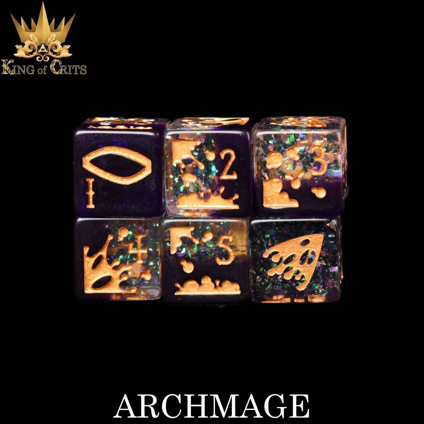 Dice Set - Archmage - 11 Resin Dice