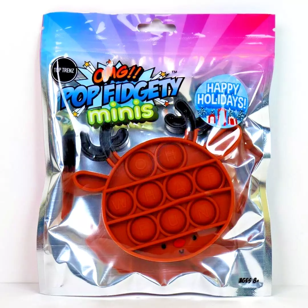 OMG! Pop Fidgety Toys - Christmas Edition - Fidget Stocking Stuffer