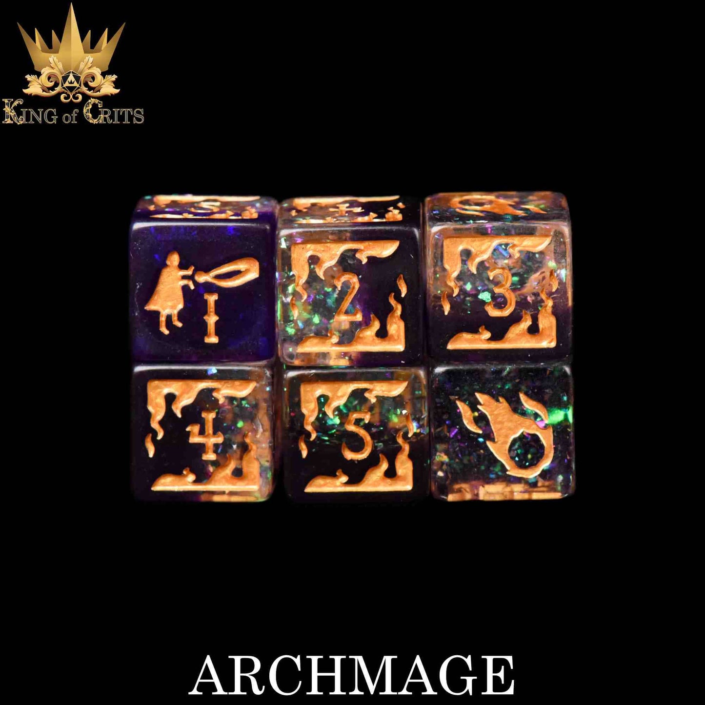 Dice Set - Archmage - 11 Resin Dice