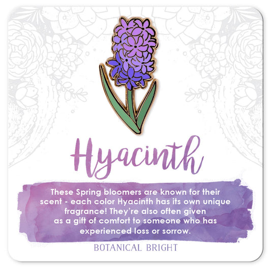 Hyacinth Flower Enamel Pin