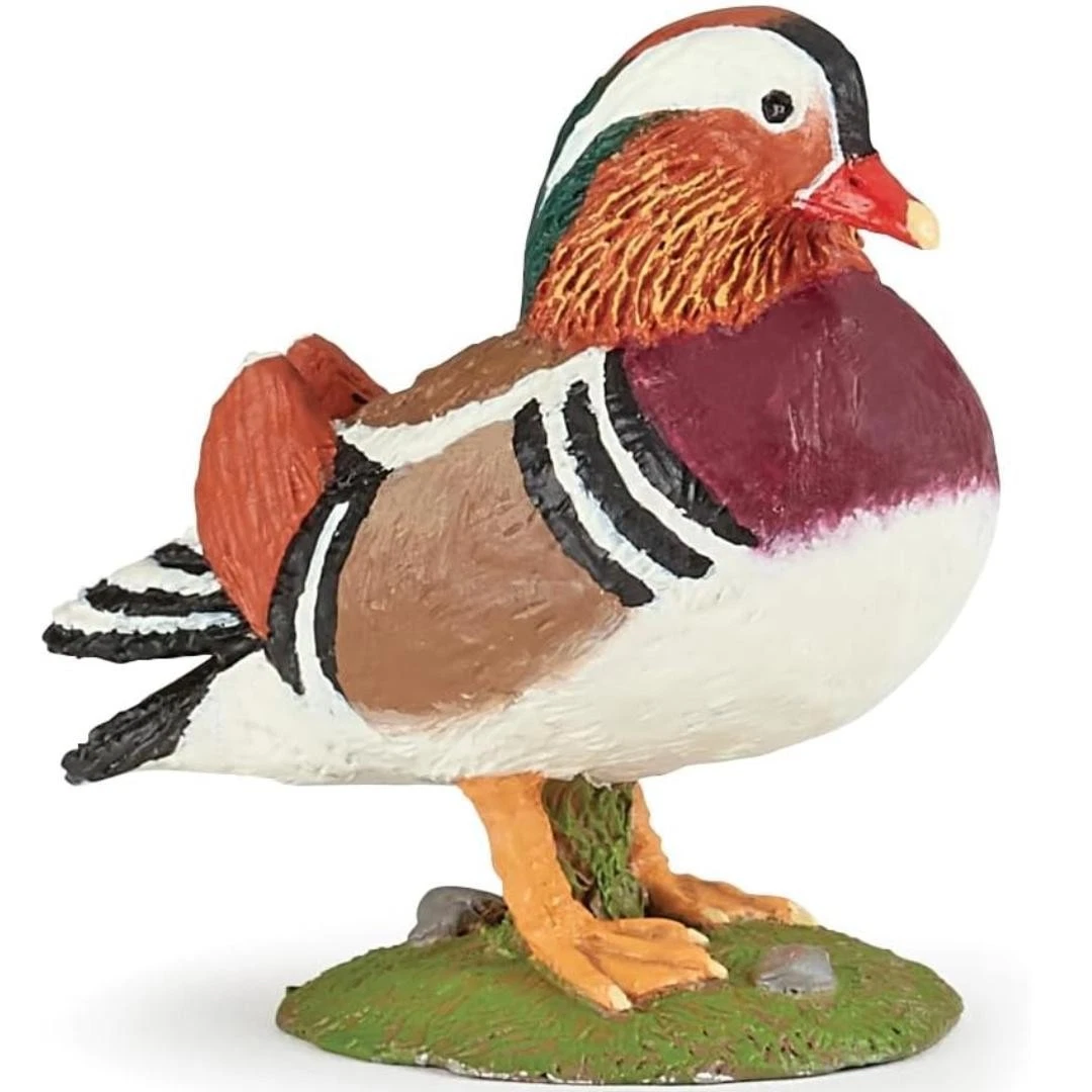 Mandarin Duck Figure - Hand Painted & Collectible Toy - Papo 51166