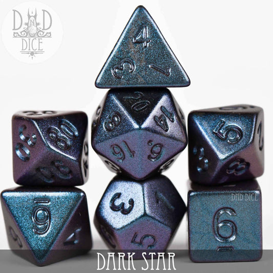 Dice Set - Dark Star - 7 Acrylic Dice