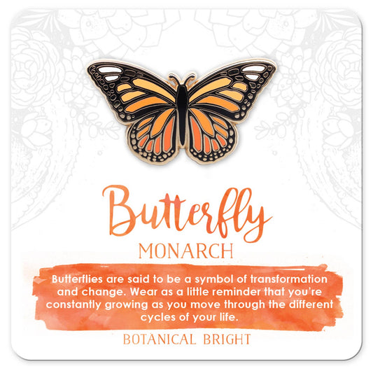 Monarch Butterfly Enamel Pin