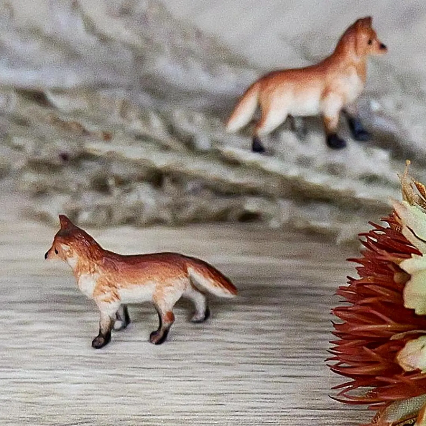 Fox Good Luck Minis Figure - Hand Painted & Collectible Miniature Figurine - Safari Ltd