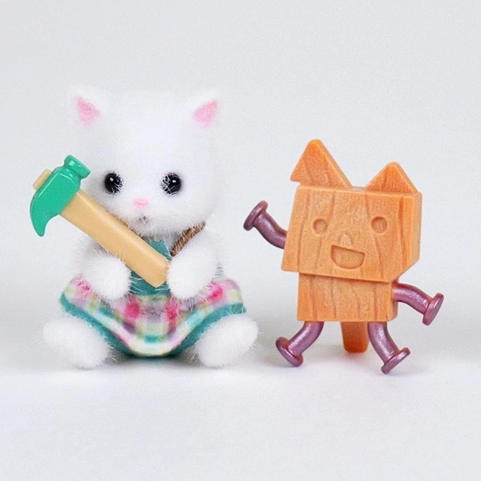 Sylvanian Families BB-13 Persian Cat Baby - Crafts Collection