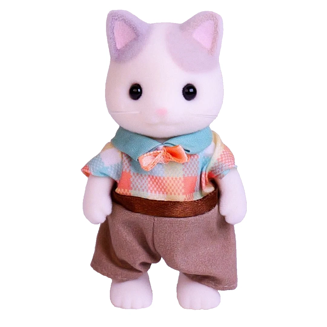 Calico Critters Latte Cat Father - Miniature Animal Doll