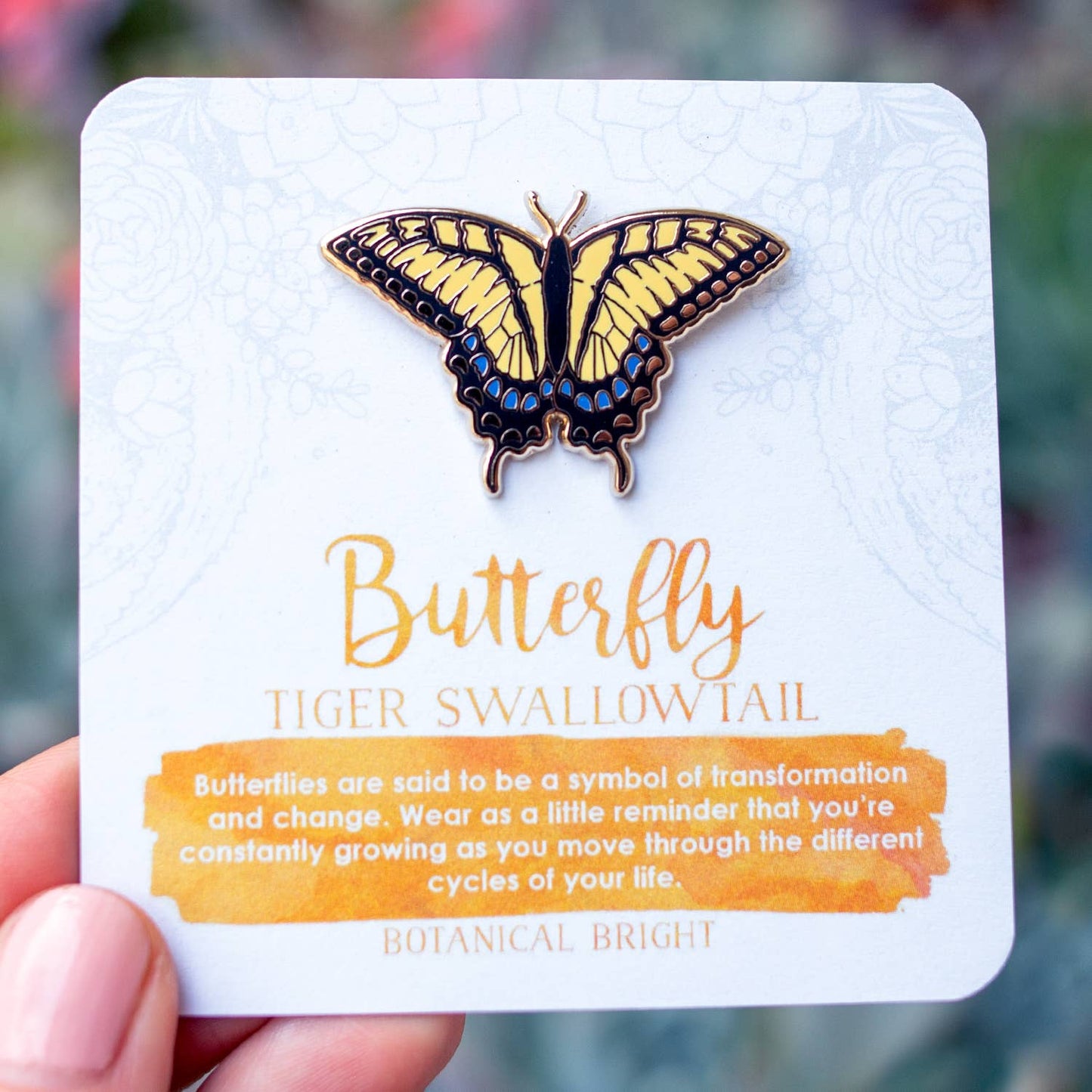 Swallowtail Butterfly Enamel Pin