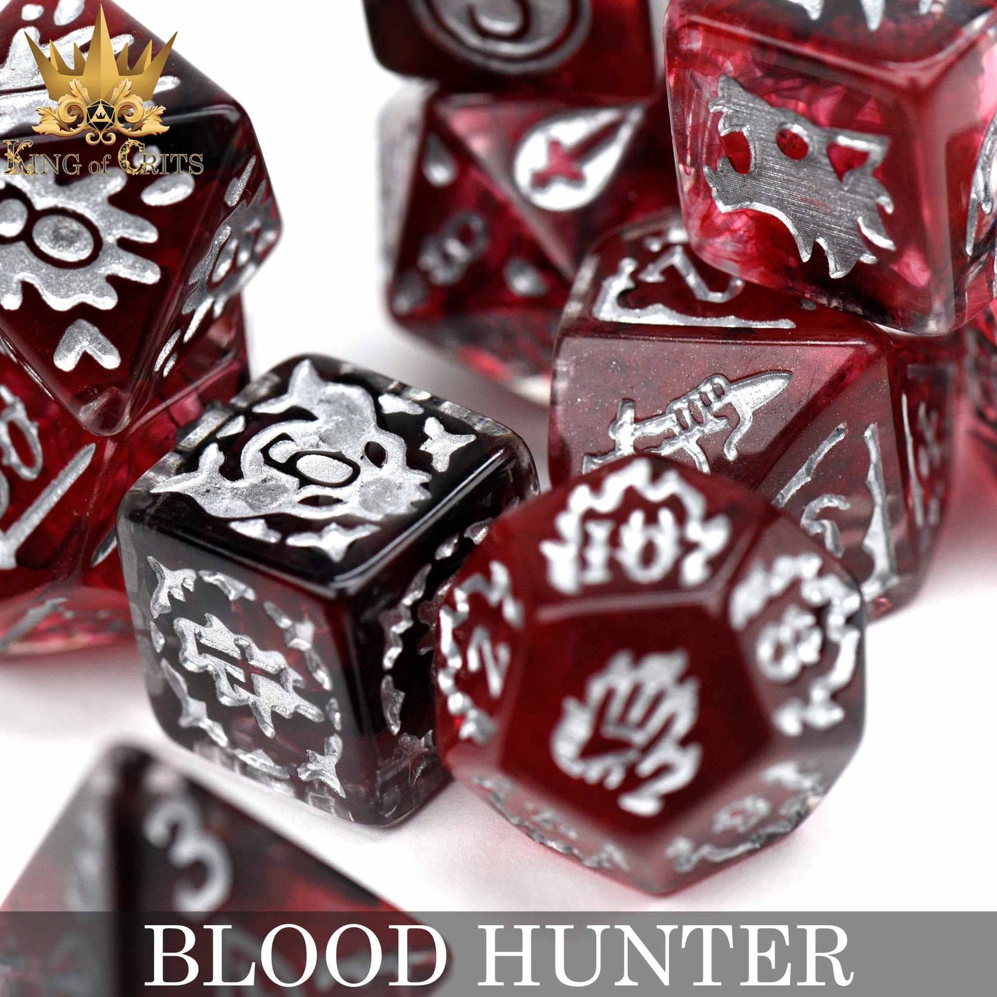 Dice Set - Blood Hunter - 11 Resin Dice