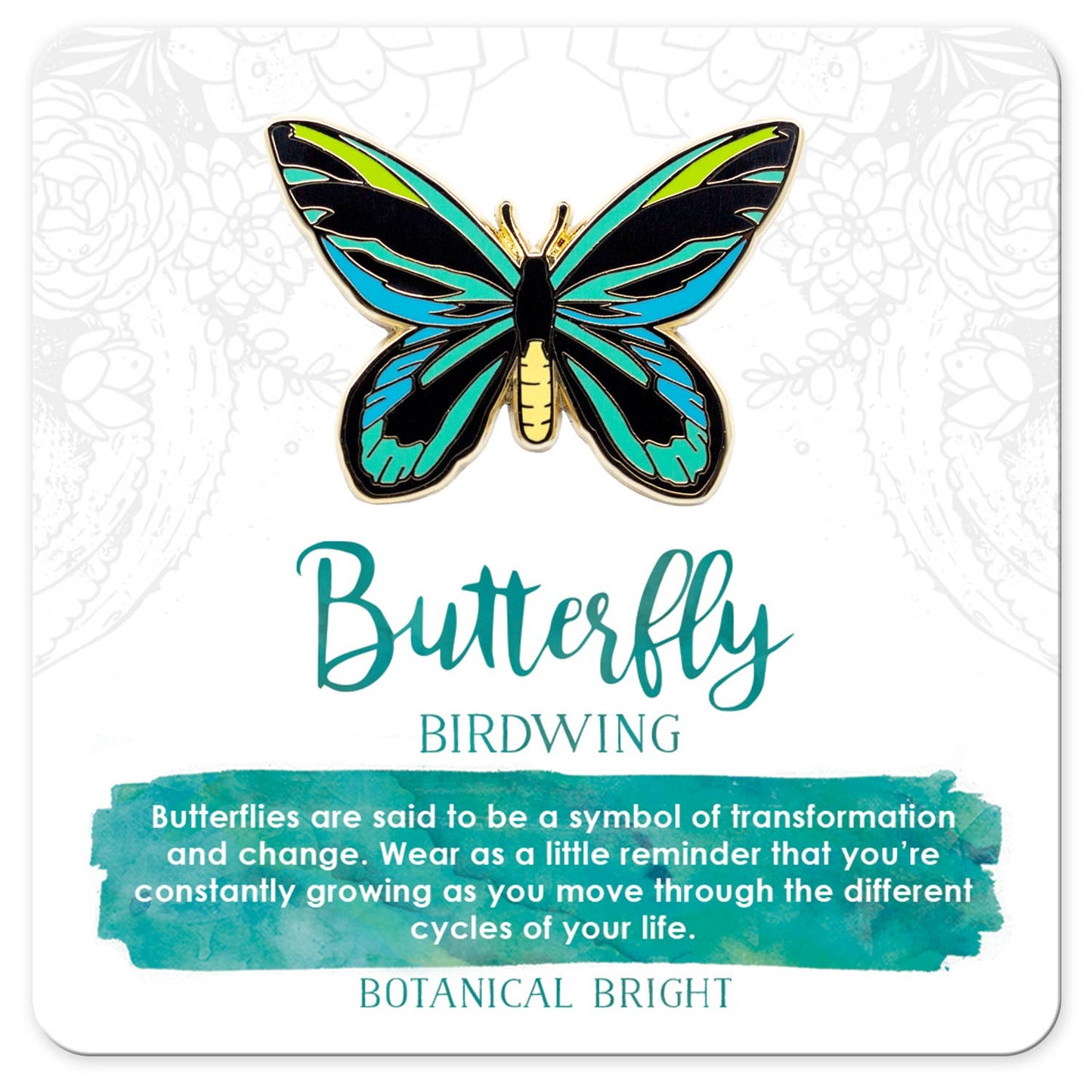 Birdwing Butterfly Enamel Pin